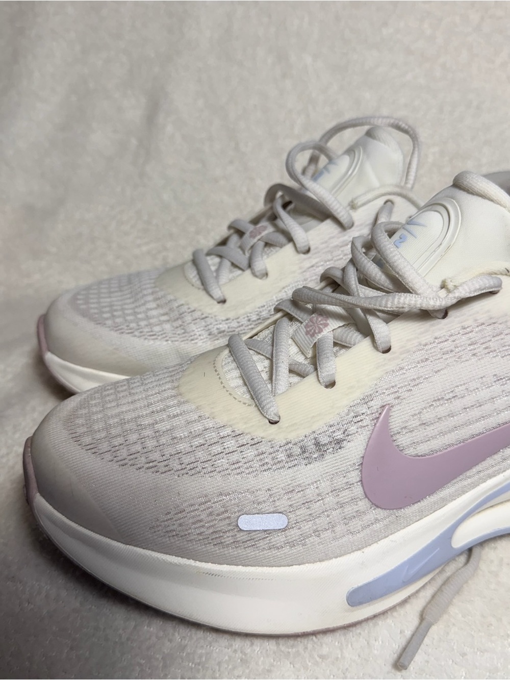 Nike Journey Run Sail Hydrogen Blue Particle Rose Sneakers - Size 8W - Picture 2 of 9